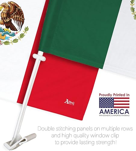 Miniatura 84 de Bandera de Estados Unidos con poste para coche, bandera para carros, 2 unidades, bandera de América, capó para auto, 4 de julio, decoración