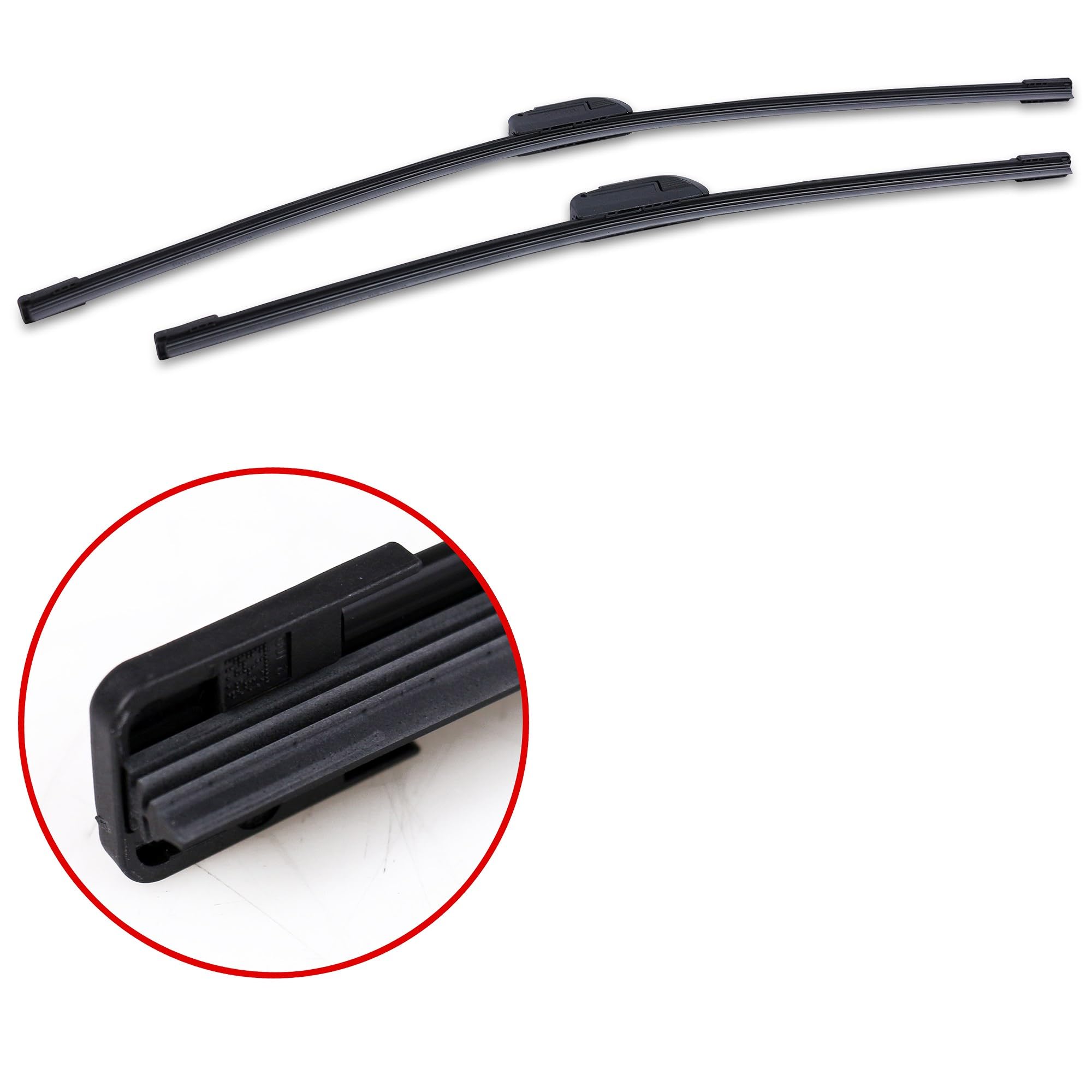 Morbido Piatto Tergicristalli Posteriore Braccio Tappo per VW Polo V 6R