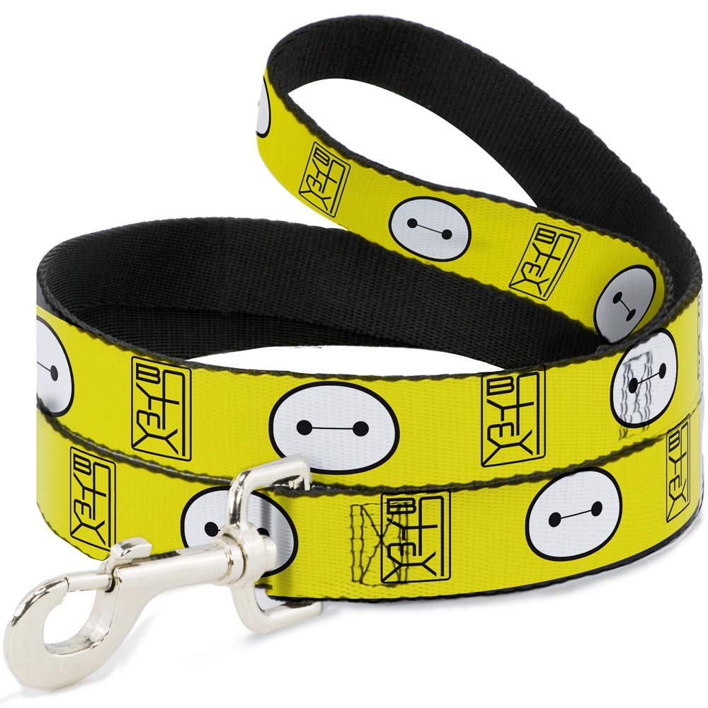 Laisse pour chien jaune Disney Baymax Hanko Visage pour balades urbaines
