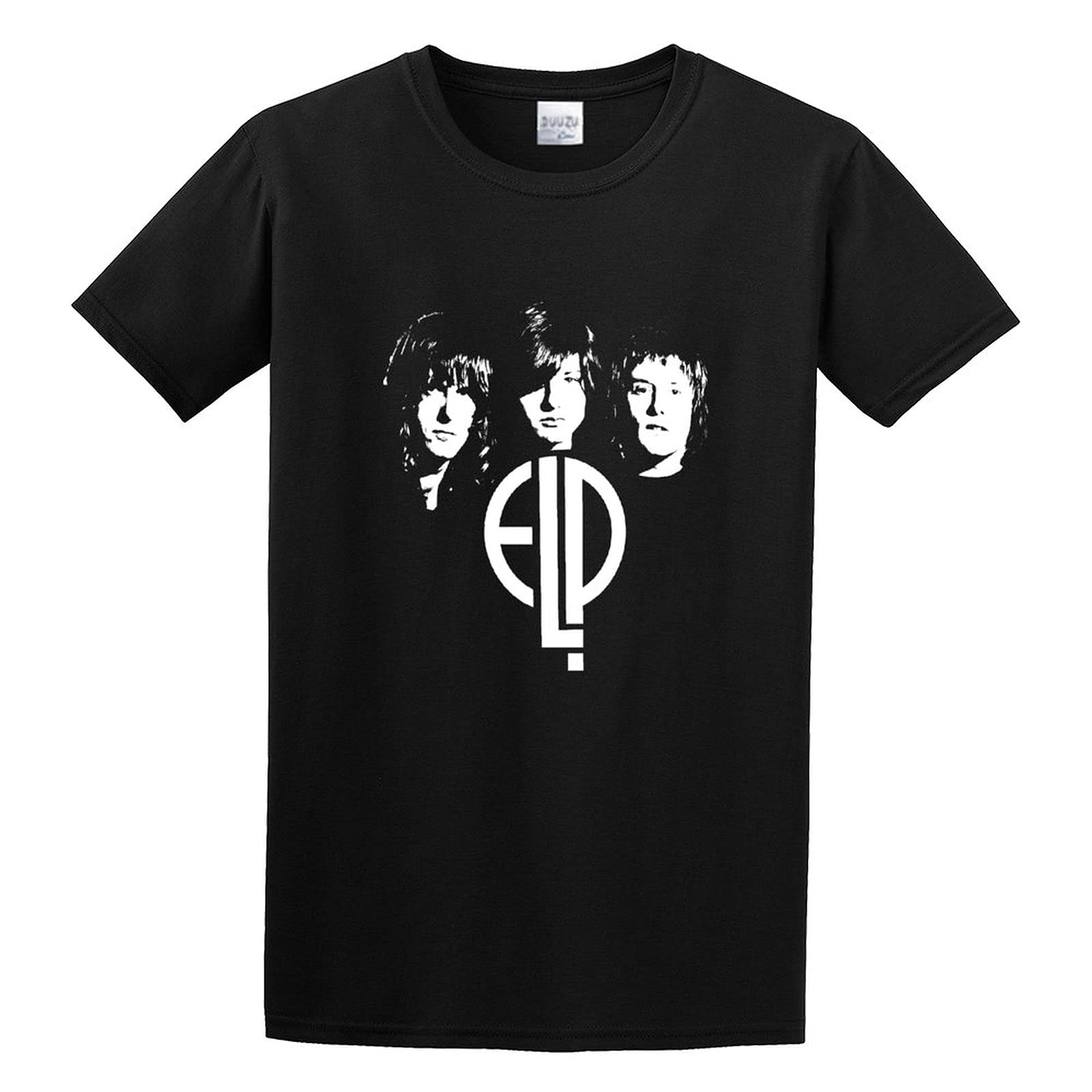 MICAI Emerson Lake and Palmer - Elp - Keith Emerson Greg Lake Carl Plamer T-Shirt Black XXL