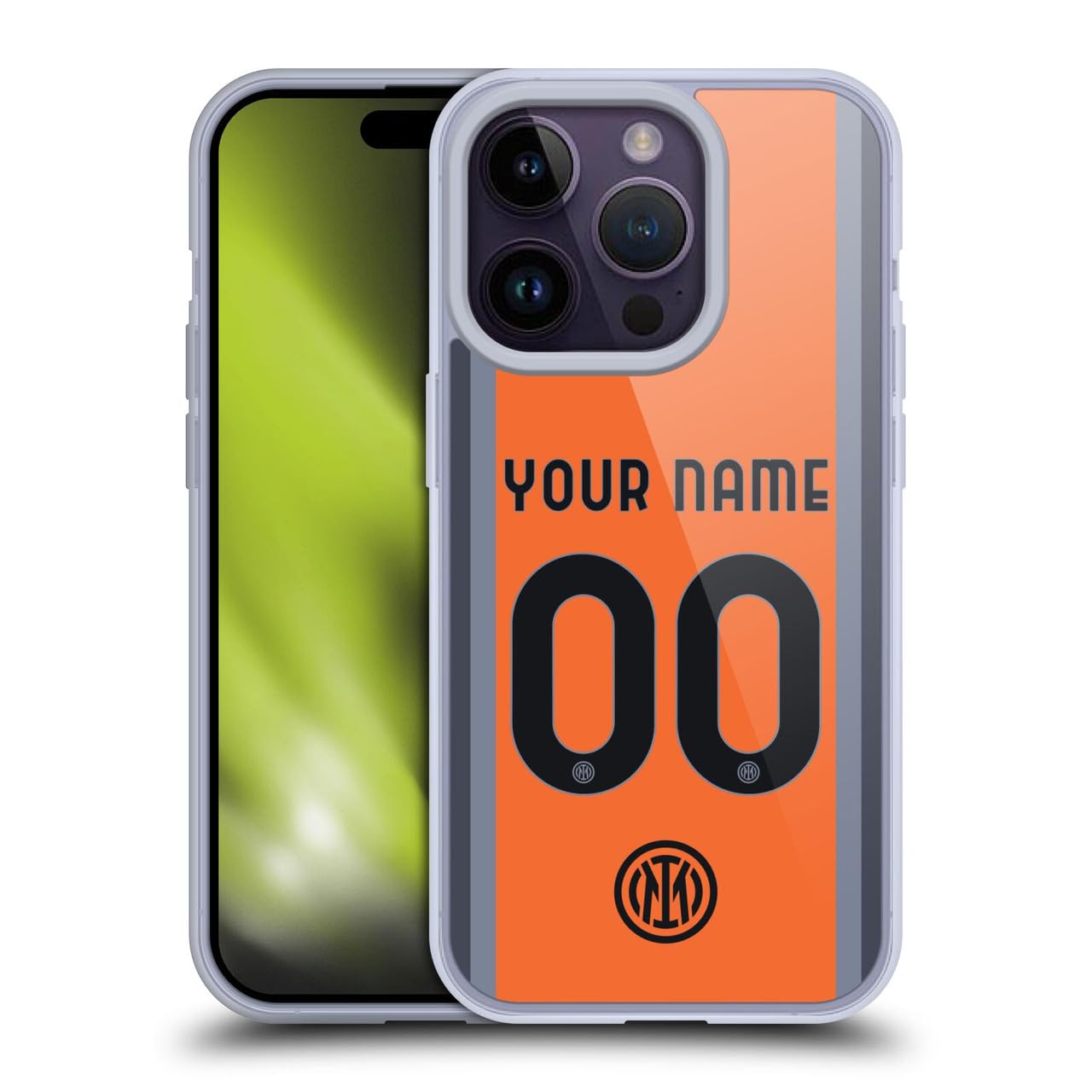 Coque en Gel Inter Milan pour iPhone 14 Pro Head Case Designs Troisième Kit