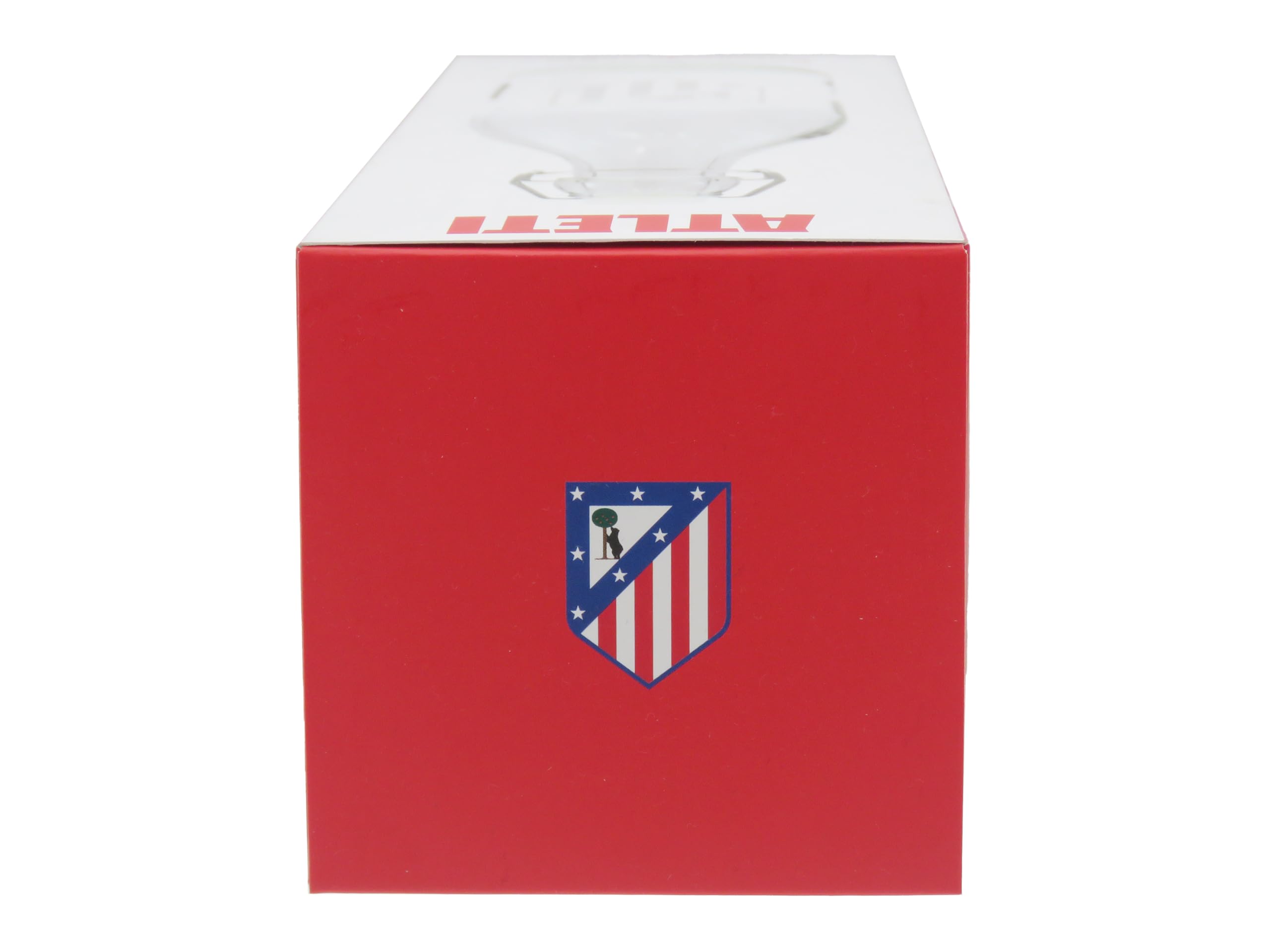 CYPBRANDS Atlético de Madrid, Botella de Agua, Botella de Vidrio, Capacidad 1 L, Transparente, Escudo Atlético de Madrid, Producto Oficial