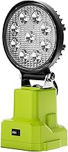 Cordless Work Light for Ryobi ONE+ 18V Lithium Battery, LED Work Light for Ryobi P108 P109 P102 P103 P104 P105 (Battery Not Included) with 2 Modes Setting [Energy Class A]