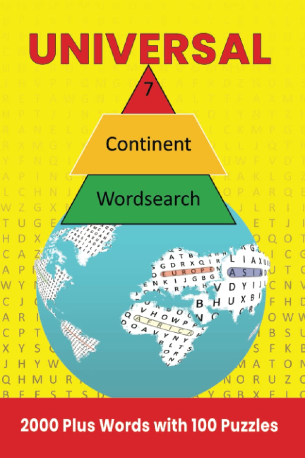 Universal Word Search Puzzles7 Continent 2000 Plus Words With 100 Puzzles