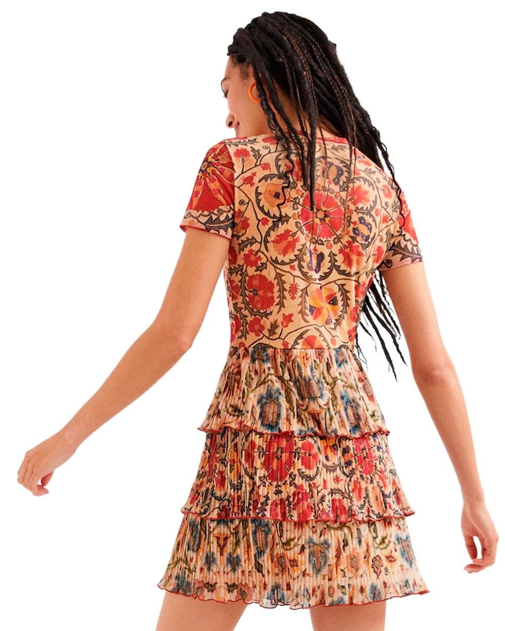 Desigual Dress Vestido Casual. Mujer