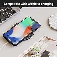 Vista 7 de Funda de cuero premium para Asus ROG Phone 7, diseño retro, funda protectora completa para Asus ROG Phone 7 5G (azul oscuro)