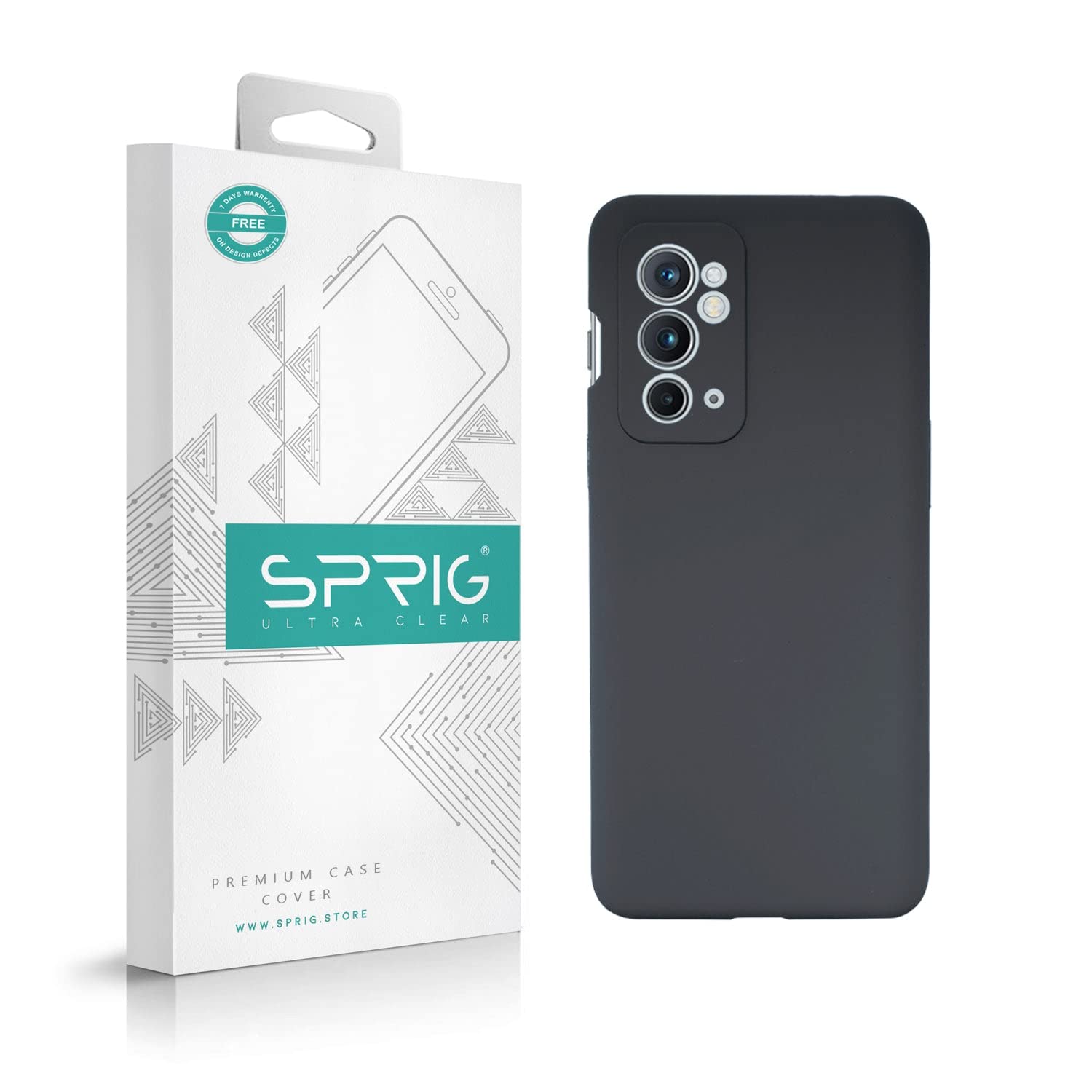 SPRIG Compatible with OnePlus 9RT Phone Liquid Silicone Cover Premium Back Cover Drop Tested Shock Proof Mobile Case for Men, Women, Boys and Girls with Camera Protection (Charcoal Grey) (B09Y9F8J6L) Amazon Price History, Amazon Price Tracker