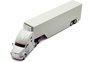 KiNSMART Kenworth T700 Container Truck 1:68 Die Cast Metal Model Toy Semi Truck and Trailer
