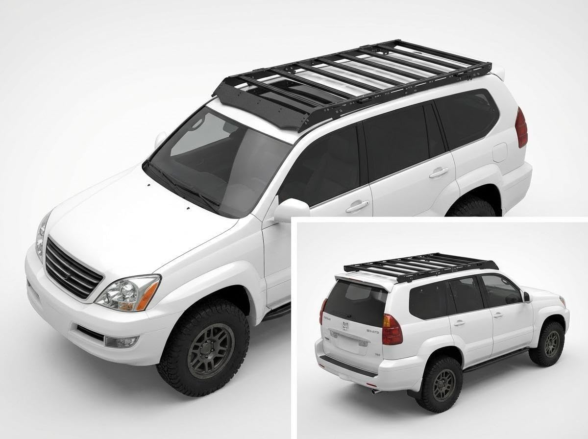 Roof Rack for GX470 2003-2009 - High-Strength Aluminum, Easy Install with Factory Mounts