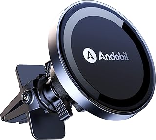 andobil Magnetic Phone Holder for Car - Strongest Magnet & Safer Driving, MagSafe Vent Mount 360° Adjustable Magnetic Phone Holder Compatible with iPhone14 Pro/14 13 12 Pro Max MagSafe Car Accessories
