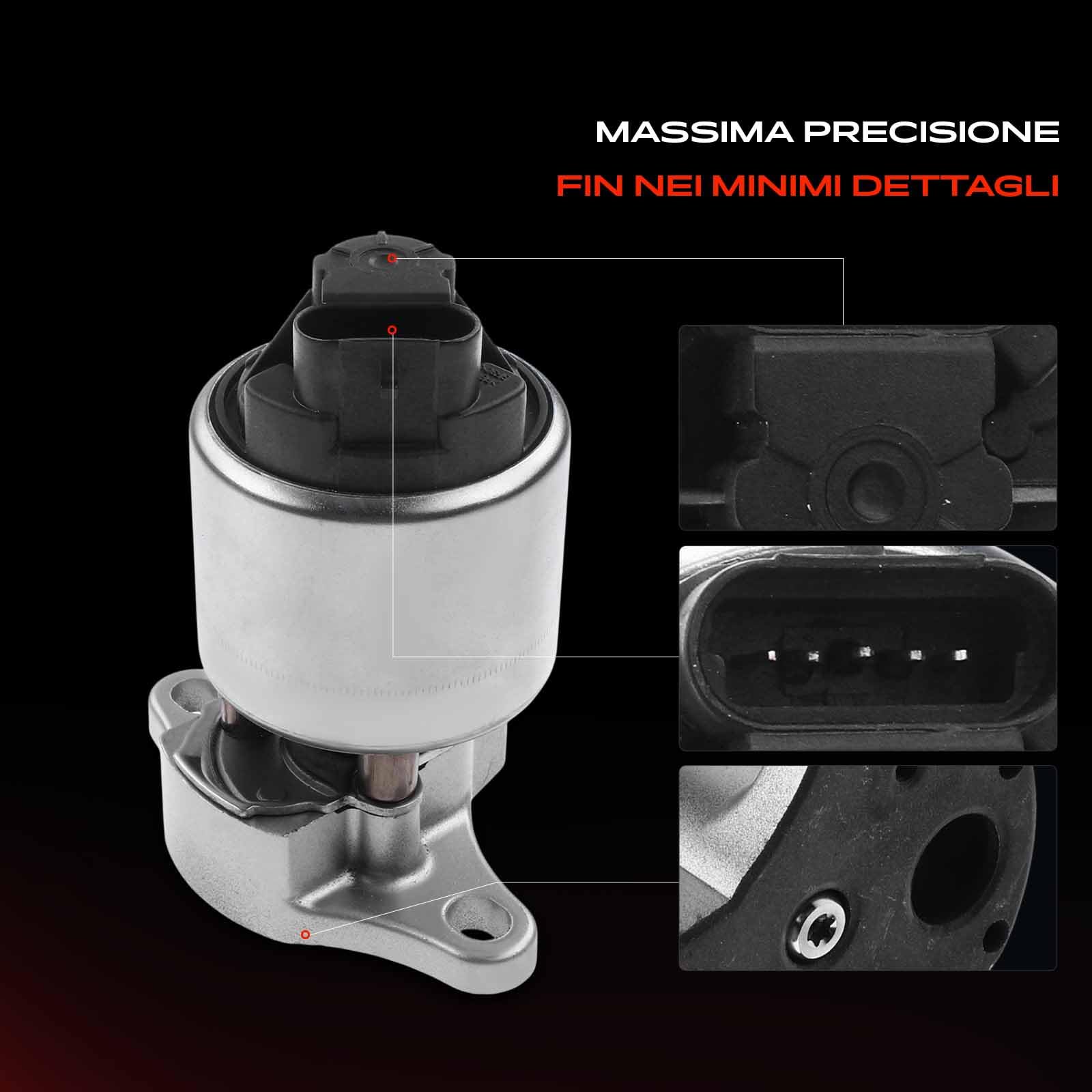 Frankberg Valvola EGR (Electronic Gas Recirculation) 25182127 | Compatibile con: Scintilla, Astra G Caravan T98, Aveo/Kalos Hatchback T250 T255, Vectra B Caravan J96, Matiz M200 M250