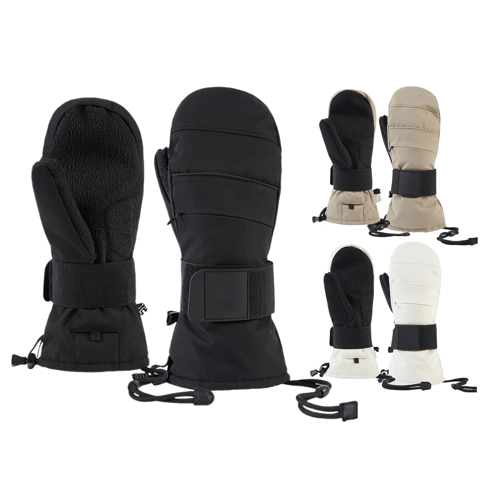 Générique Inverno Touch Screen - Guanti Isolanti Termici, Moto Sci Uomo Ciclismo Antivento Tempo Freddo | Abbigliamento Sportivo Neve Foderato in Pile per hom