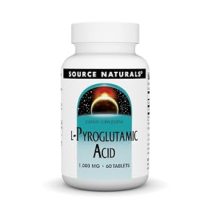 Source Naturals L-Pyroglutamic Acid Dietary Supplement - 60 Tablets