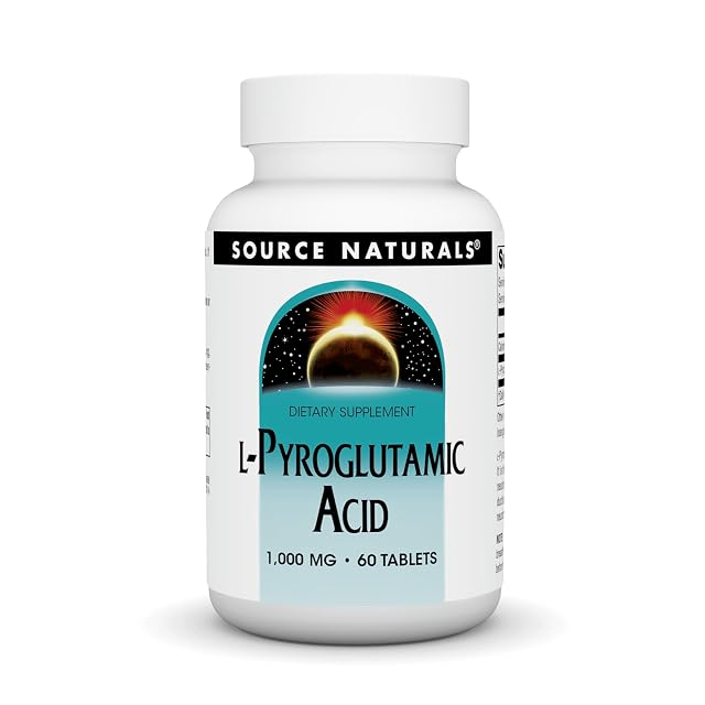 Source Naturals L-Pyroglutamic Acid Dietary Supplement - 60 Tablets