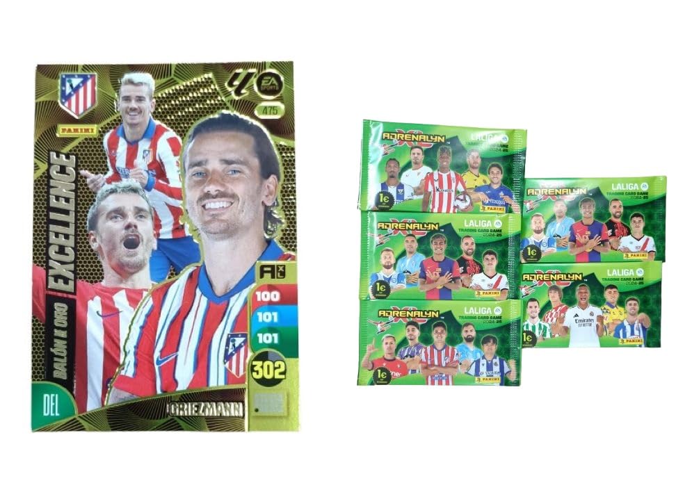 Austria Francia Eurocopa 2024: Análisis previo, posibles alineaciones y predicciones del choque 16 Griezmann BALÓN DE ORO + 5 sobres 2024-2025 ADRENALYN - Vinilo Verde - Stickers de Fútbol - Indoor - Perfecto para Regalo