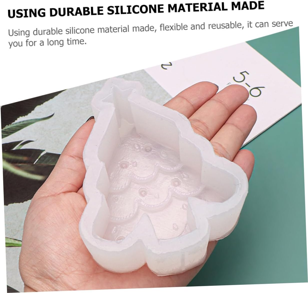Silicone Candle DIY Mold 3pcs Creative Christmas Tree Set