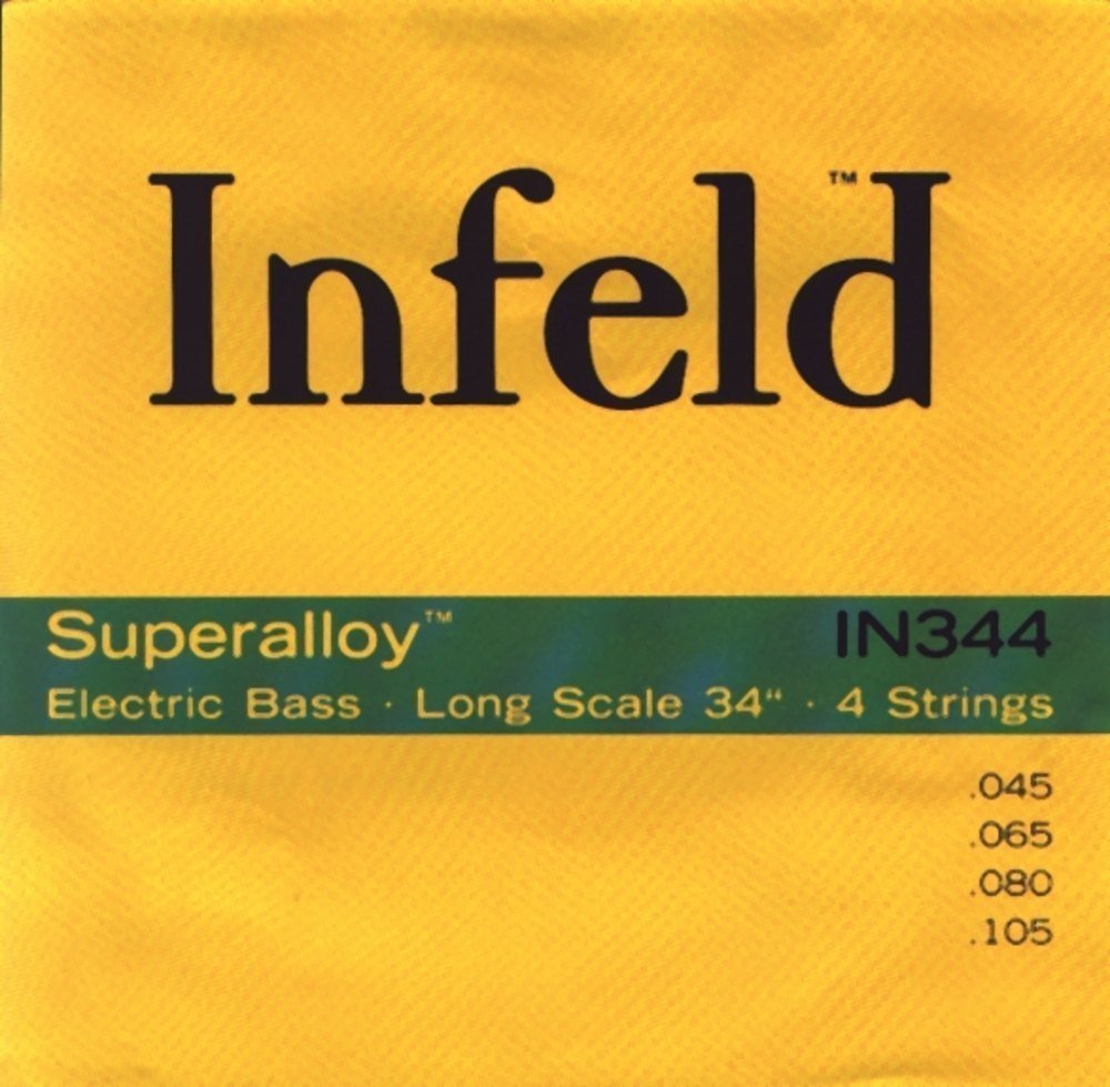 Thomastik single string D .065 steel core, superalloy winding round wound IN34065 for electric bass Infeld set IN344, IN345, IN346
