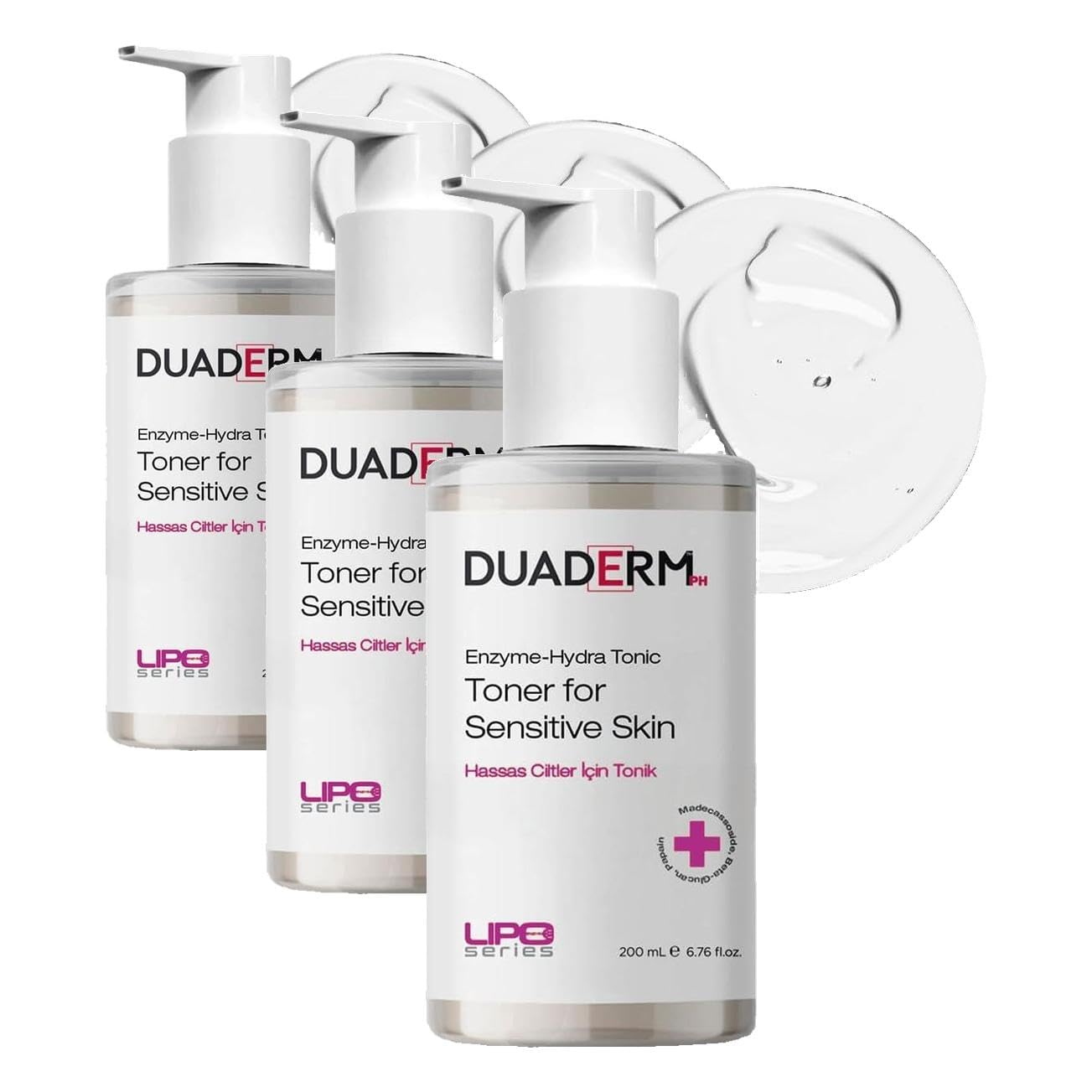 Duaderm Natural Enzyme-Hydra Hassas Ciltler İçin Tonik Toner 200 ml (3 paketi)