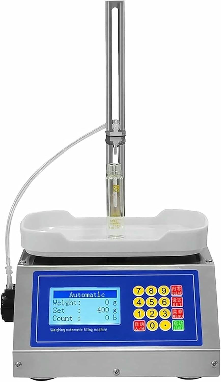 Weighing Bottle Filler Machine, Liquid Filling Machine, Automatic Bottling Machine Digital Control, for Essential Oil Bottle-