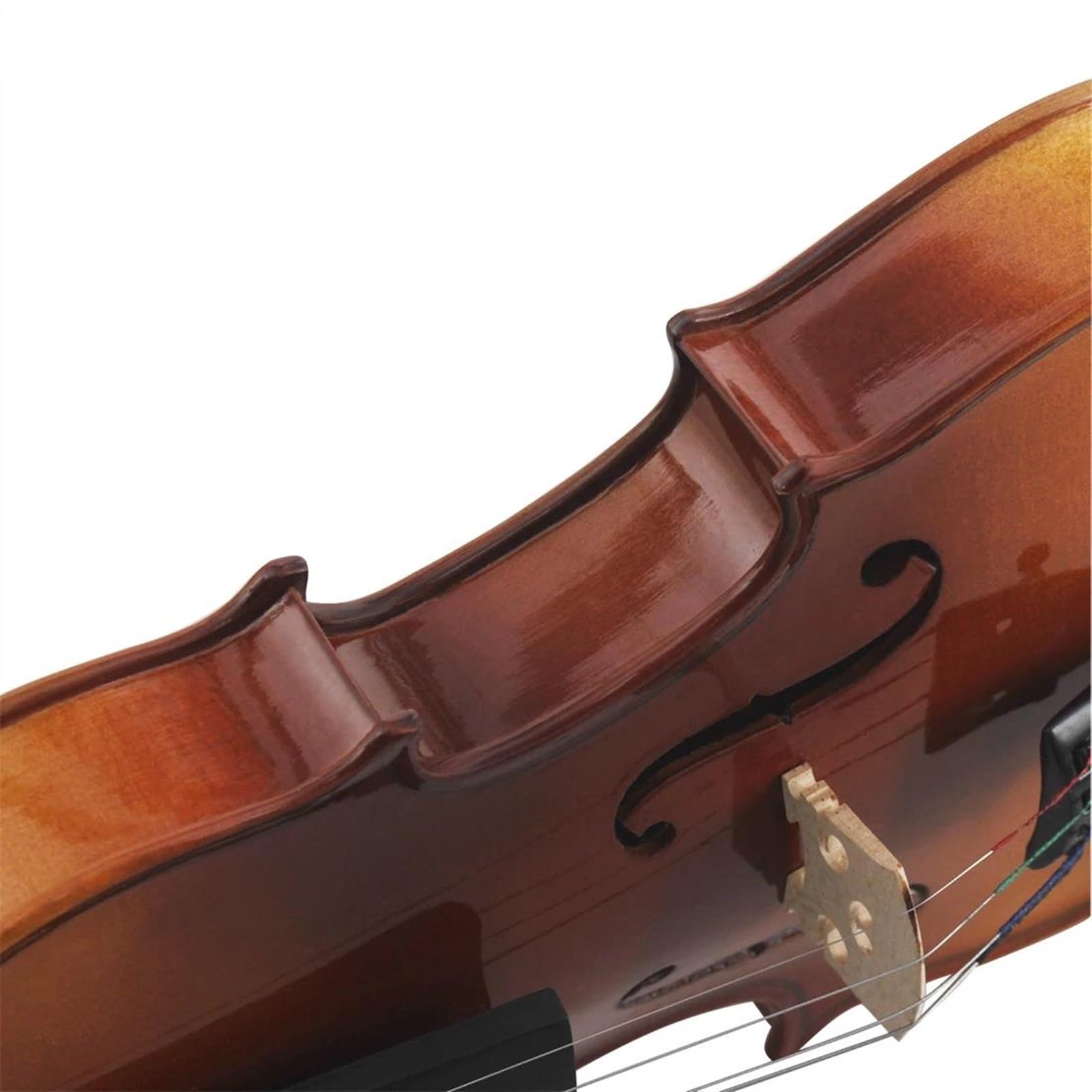 Violine 1/4 Violine Retro Matte Massivholz Natürliche Akustische Violine Ahorn Geige(Violin)
