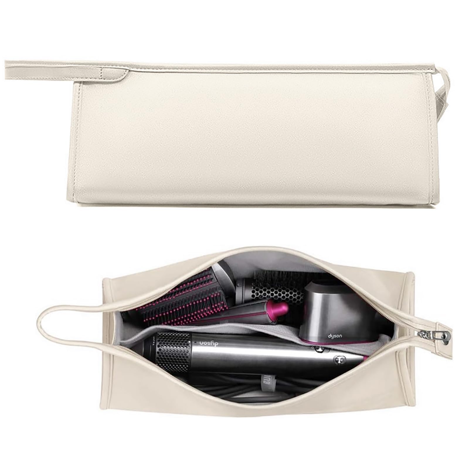 Dyson Airwrap Styler ve saç bigudisi için seyahat çantası, sıcak