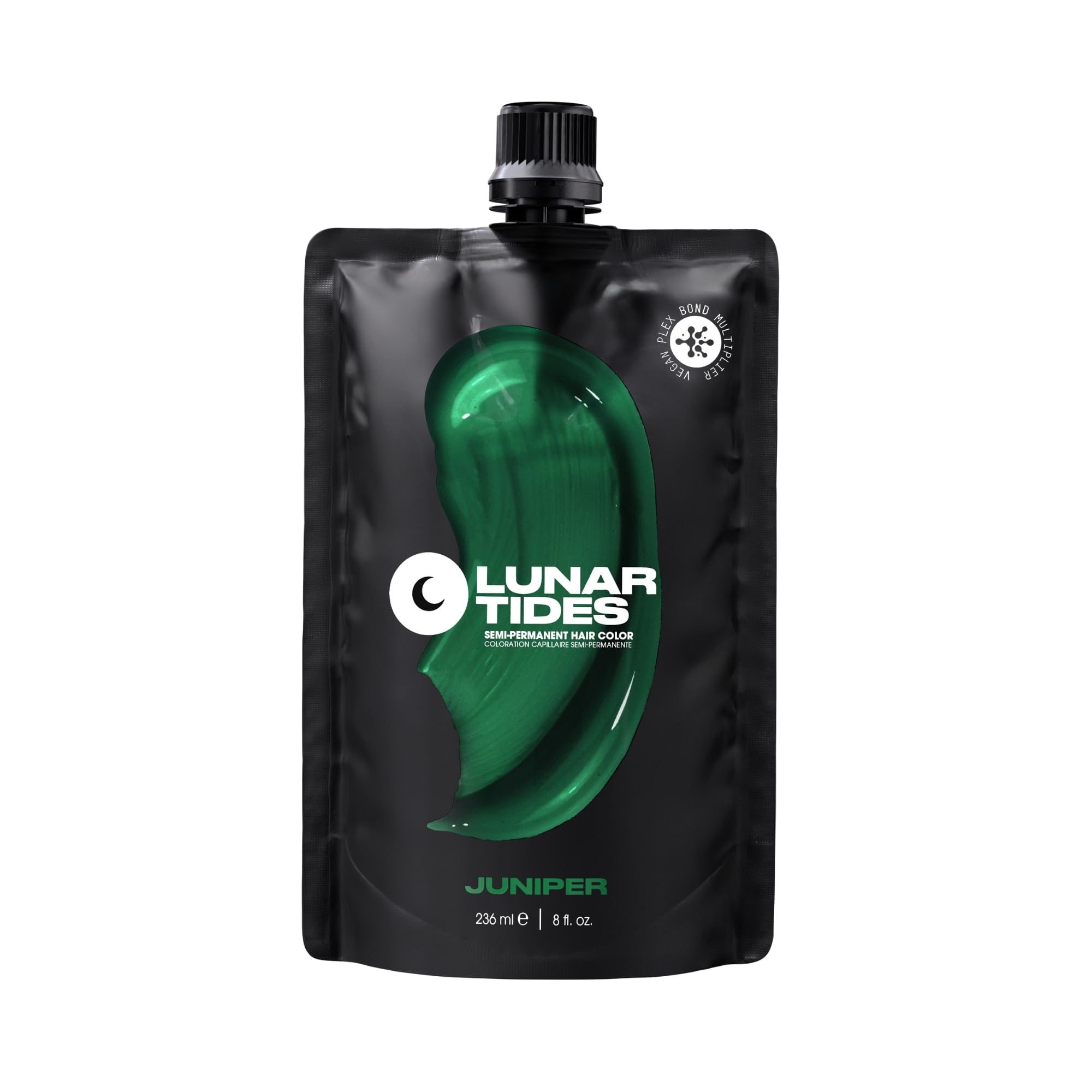 Juniper Green, semi permanent hair dye green - 118 ml - Lunar Tides