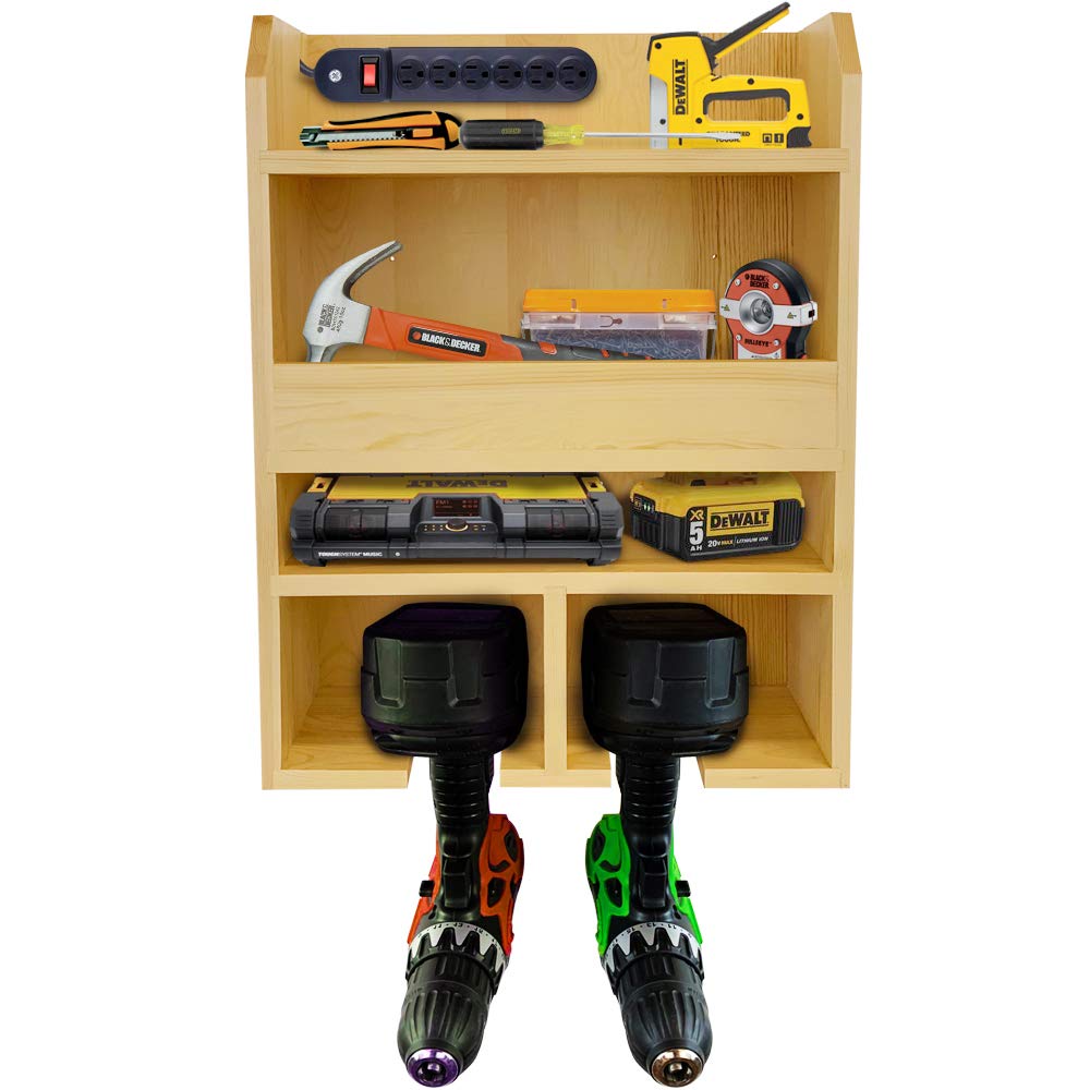 Buy FULLY ASSEMBLED Heavy Duty Power Tool Organizer & Garage Tool