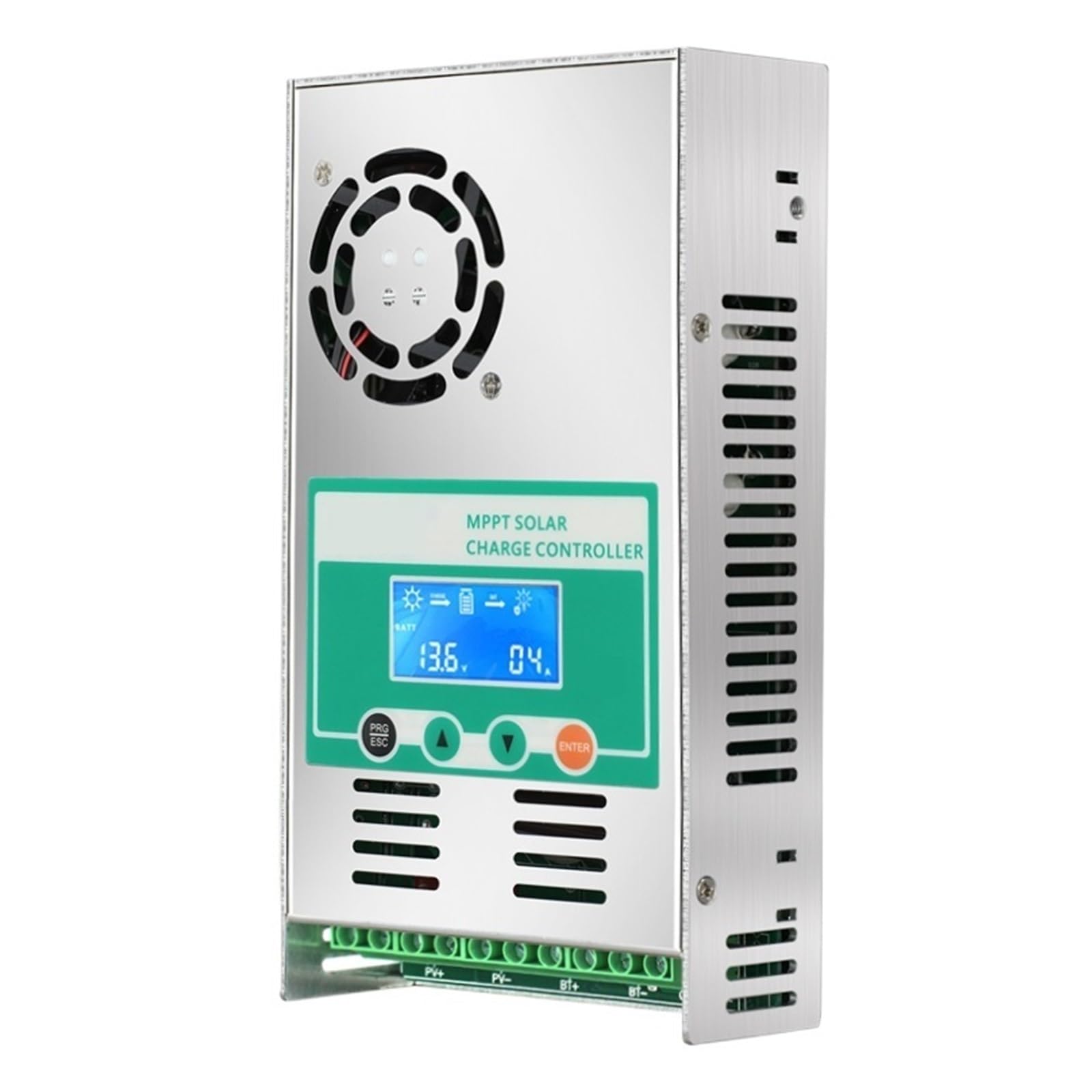 Régulateur de charge MPPT 60A DELURA pour batterie solaire 12V à 48V avec écran LCD