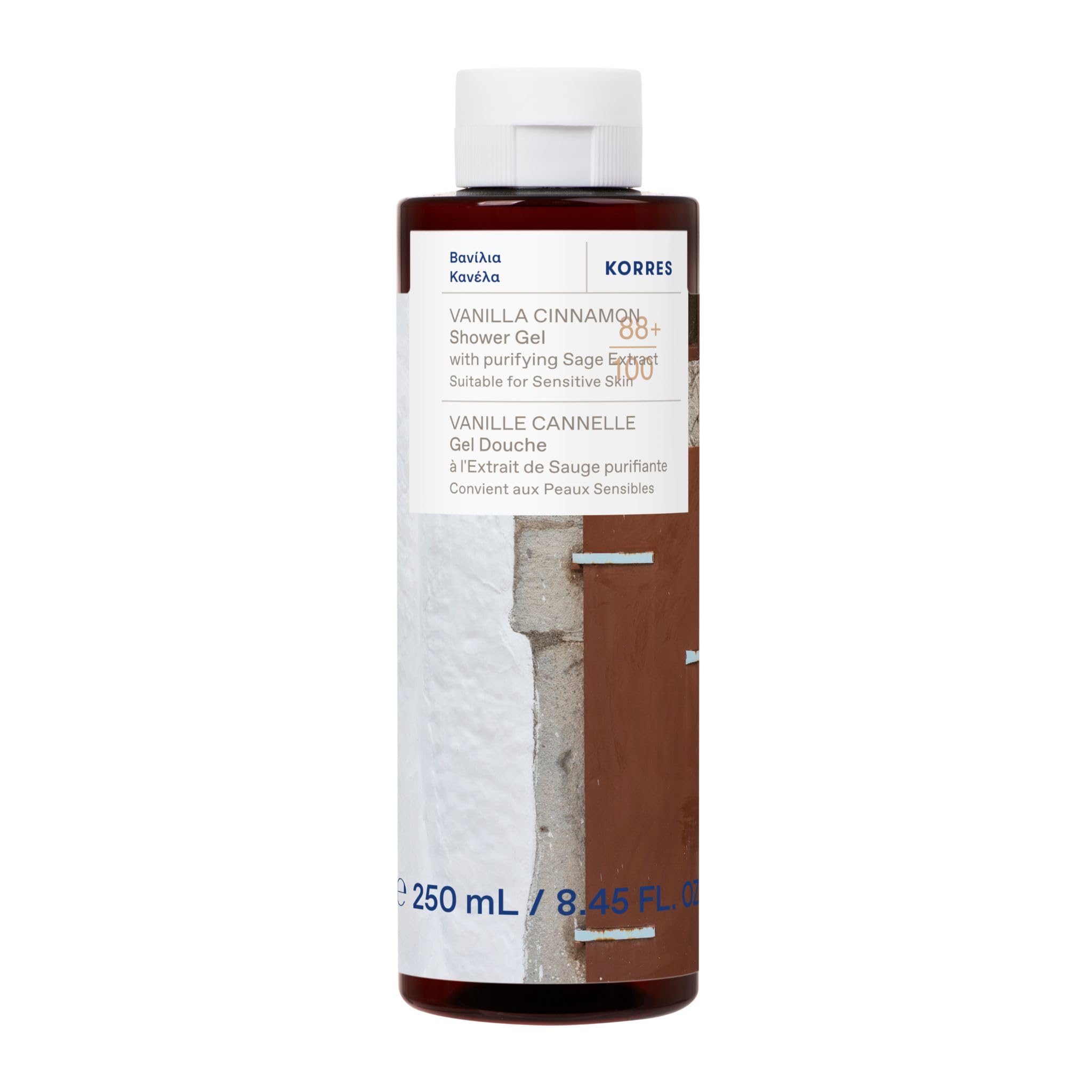 Korres Vanilla & Cinnamon Gentle Shower Gel 250 Ml