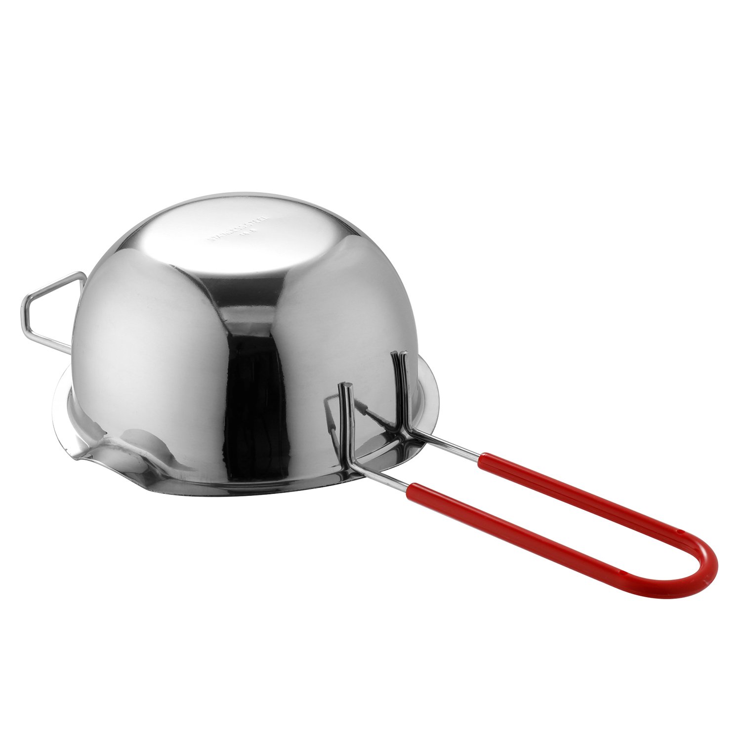 LI-GELISI 550ML Stainless Steel Chocolate Melting Pot – Double Boiler for Tempering, Candy Making, Baking & Dessert Prep (Heatproof Handle, Water Bath Design)