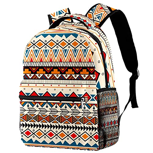 Sac à dos pour ordinateur portable multicolore idéal pour le lycée, les cours et les sorties