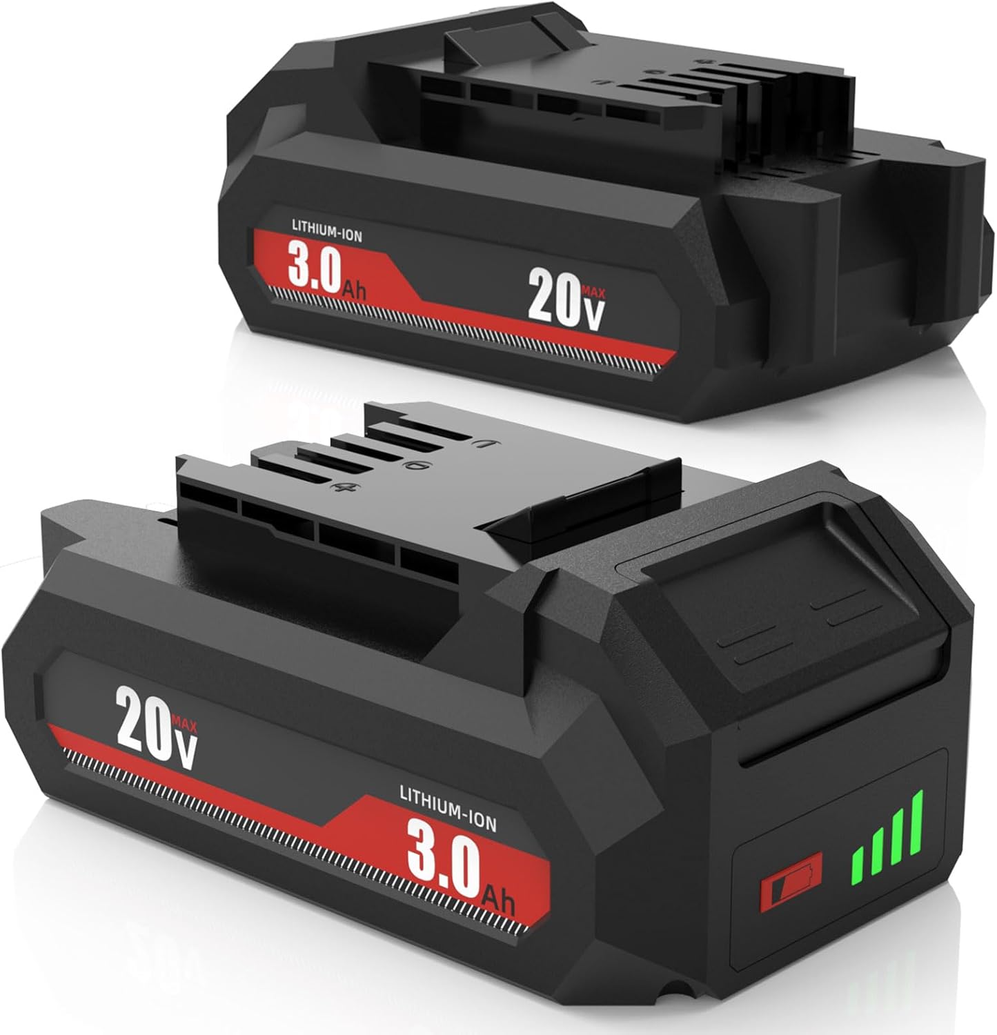 SAPBJ 2 Pack 20V 3.0Ah Battery for Skil 20V Battery Replacement, Compatible with PWRCORE 20 Series Cordless Power Tools Battria BY519601 BY519603 BY519702 BY519701 BY519703