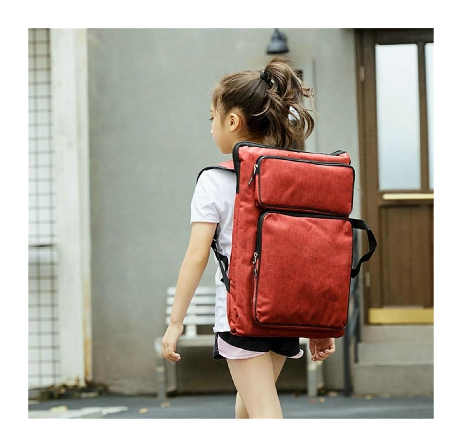 Portafolio de artista, Portafolio de arte Estuche A3 Bolsa Dibujo Artista Mochila(Color9)