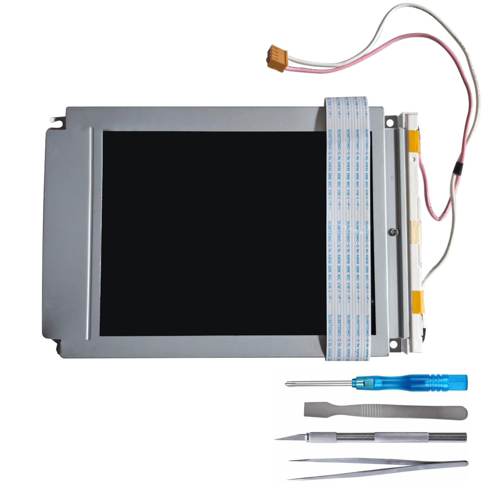 JayTong LCD Display for VTG322402-6UWFWA VTG322402-7TWFWA 5.7 inch 320 * 240 LCD Screen Module Replacement with Tools