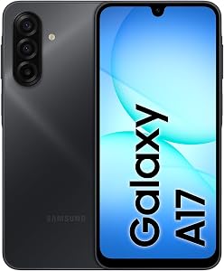 Samsung Galaxy A17 128 Go, Smartphone Android déverrouillé, écran 6,7″, Batterie 5000 mAh, Noir, Version FR