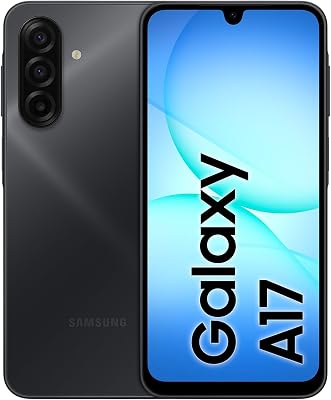 Samsung Galaxy A17 128 Go, Smartphone Android déverrouillé, écran 6,7″, Batterie 5000 mAh, Noir, Version FR