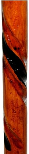 Miniatura 6 de Bastón de madera para hombre, triple torcedura Derby, bastón hermoso regalo