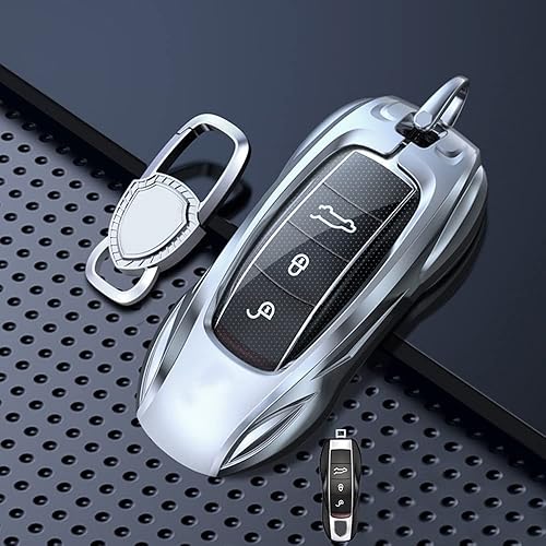 Miniatura 3 de Carcasa de aleación de zinc con protección de metal para Porsche Macan Cayenne Panamera 911 Cayman Boxster 718