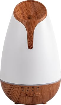 Essential Oil Diffuser with Humidifying, Aromatherapy Diffuser for Essential Oils Large Rooms, 7 LED Colors 4 Mist Modes Quiet Operation Auto-Off & Waterless Protection for Home & Office