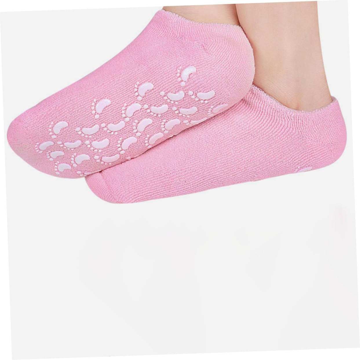 WOFASHPURET 3Pairs Moisturizing Socks of Essential Oil Care Socks for Salon Use Non Slip Design for Foot Care Fits All