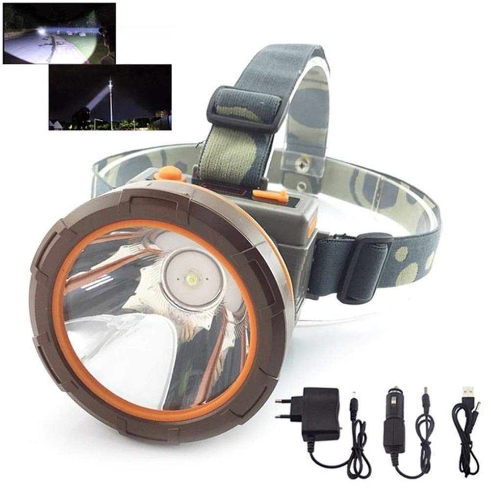 El Poder más Elevado 65W llevó la Linterna Super Brillante de Largo Alcance la Cabeza del Faro antorcha lámpara de luz Frontale Lampe batería for la Pesca Que acampa Linterna Frontal 773