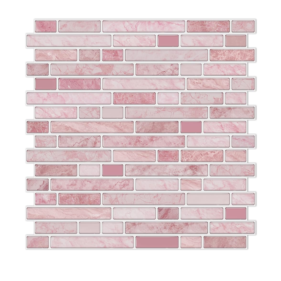 Carreaux autocollants marbre rose Alwayspon T106 revêtement mural