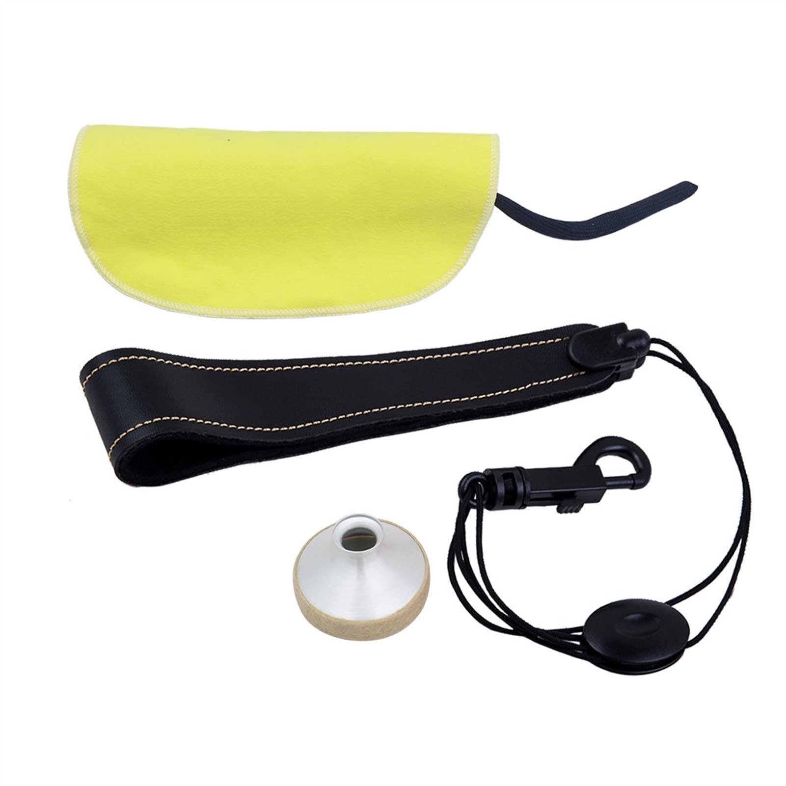 Kit di Accessori per Sassofono Contralto Panno per la Pulizia della Cintura Ancia in Alluminio Parti di Sassofono