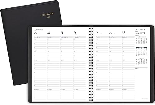 Miniatura 9 de AT-A-GLANCE - Libro de citas y agenda semanal de 2022, 7 x 8-34 pulgadas, mediano, color negro (7095105)