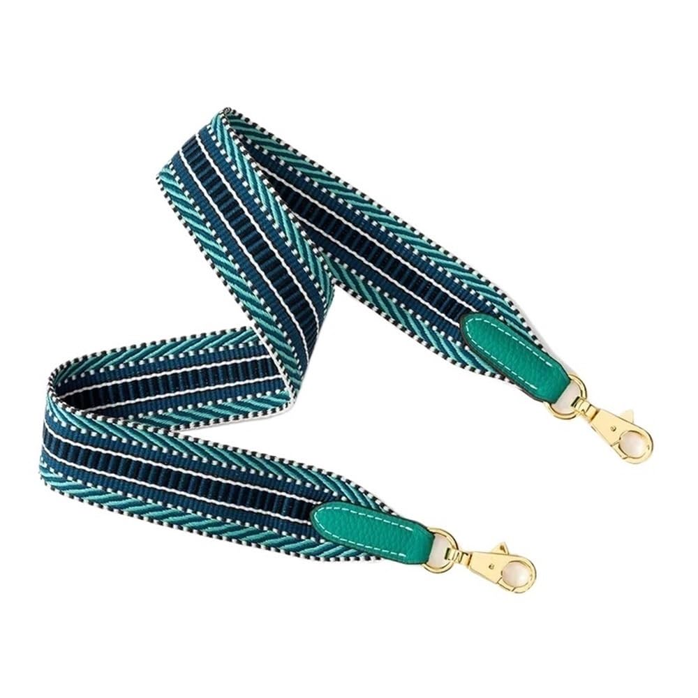 Correas de Repuesto para Bolsos, Correas Anchas de Hombro, Correas Tejidas de Moda para Bolsos de Lujo, Correas de Accesorios para Bolsos (Verde 90)