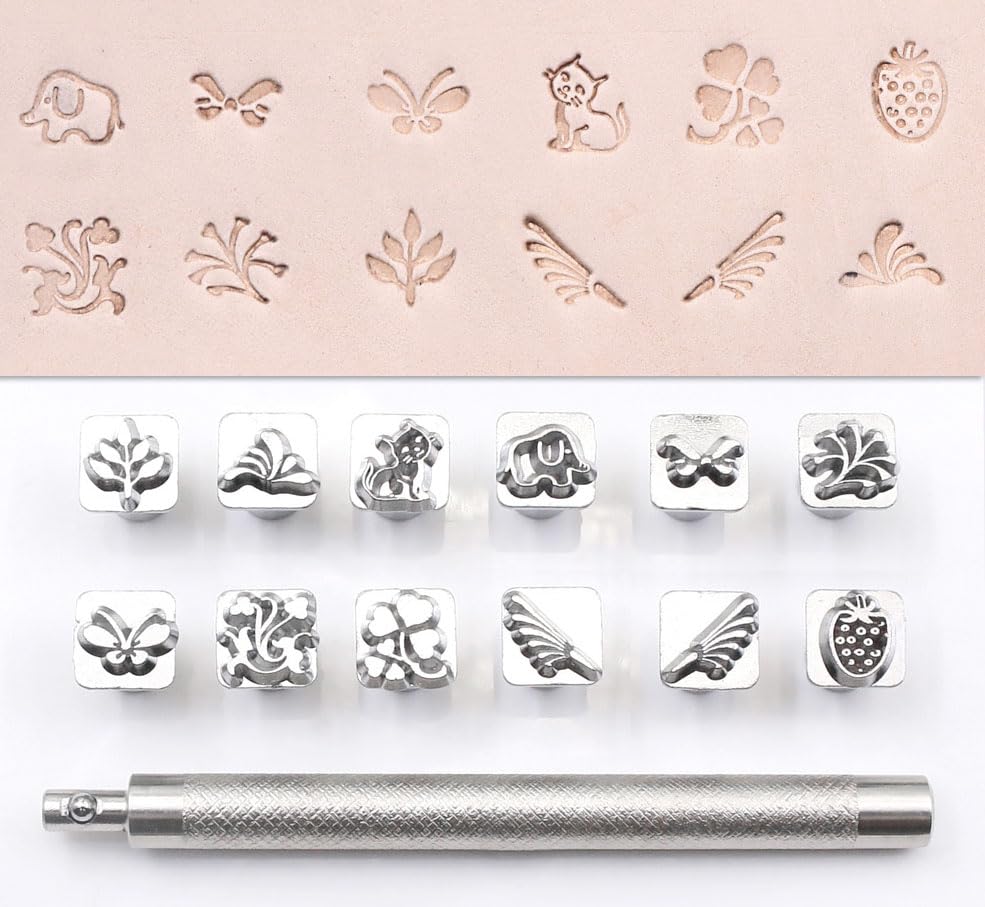 Outils d'estampage pour cuir pour personnaliser vos ceintures et cahiers en atelier