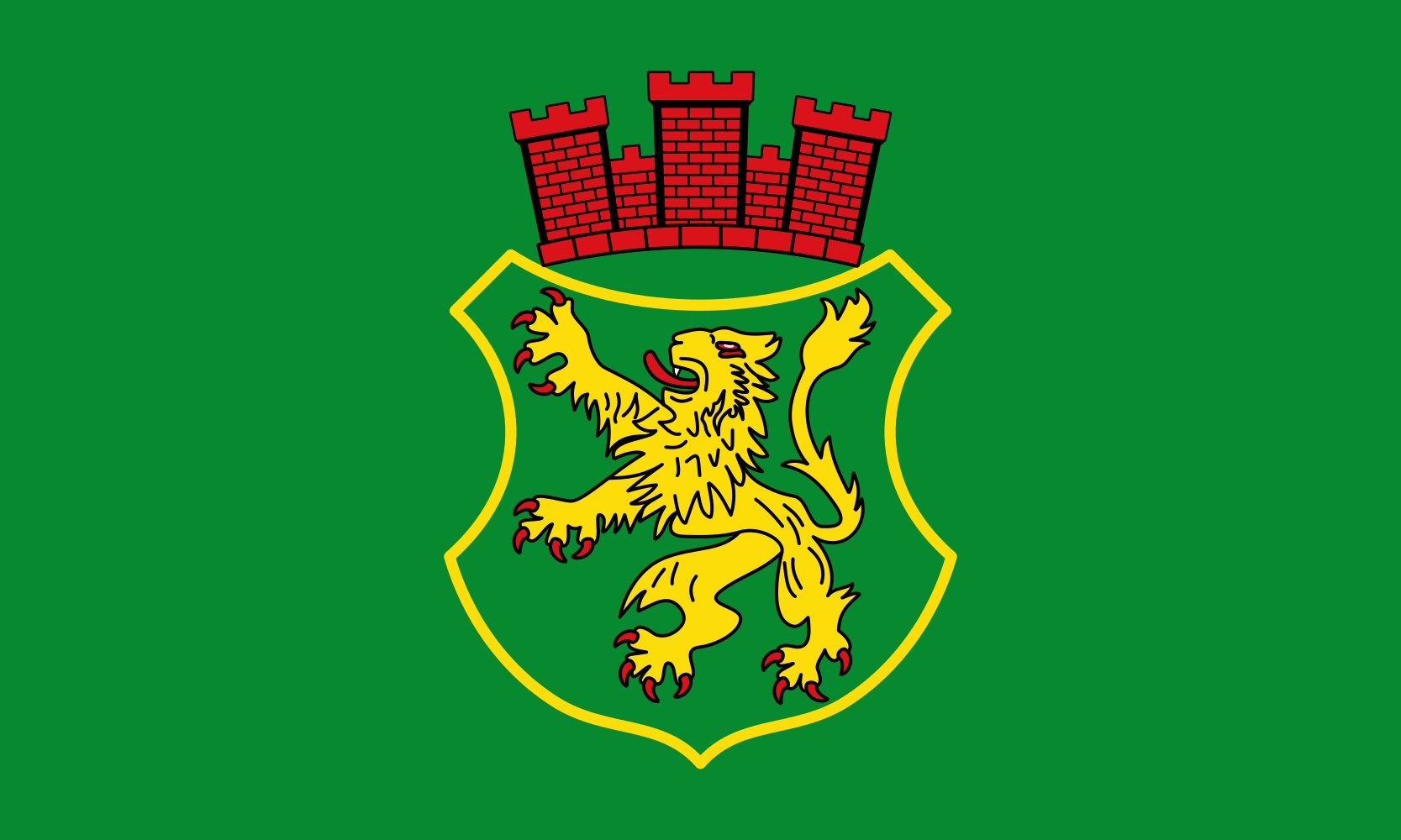 Drapeau ville de Bad Münder Allemagne grand format pour mât extérieur