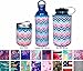 Koverz for Jars - #1 Neoprene Mason Jar Coolie 16 oz Insulator Sleeve - CHOOSE FROM 11 STYLES! - Chevron