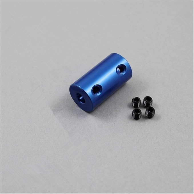 review WAAZVXS Coupler Aluminum Alloy Coupling Bore 5mm 8mm for 3D Printers Parts Blue Flexible Shaft Coupler Screw Part for Stepper Motor Accessories (Inner Diameter : 4mm to 4mm)