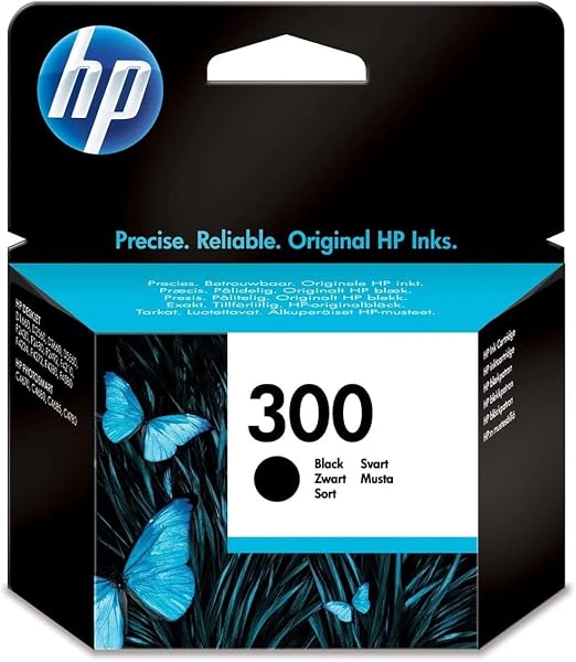 HP CC640EE 300 Original Ink Cartridge, Black, Single Pack - 1
